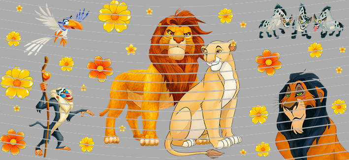 16oz Disney style-D-1804